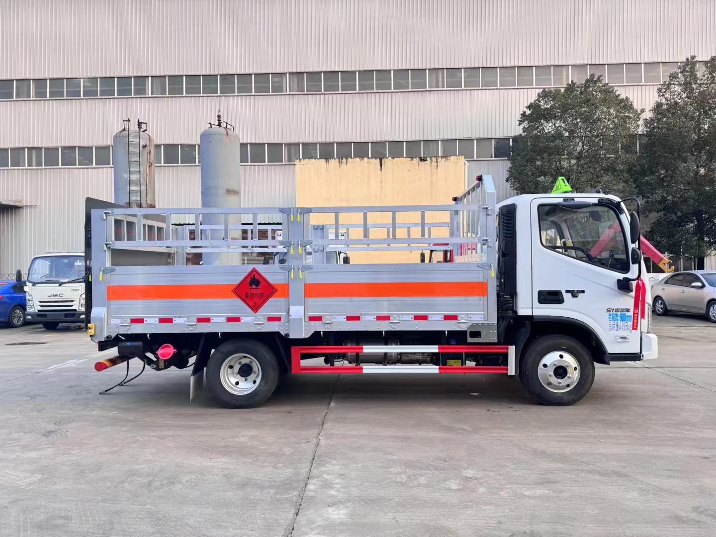 歐馬可康機藍牌氣瓶運輸車