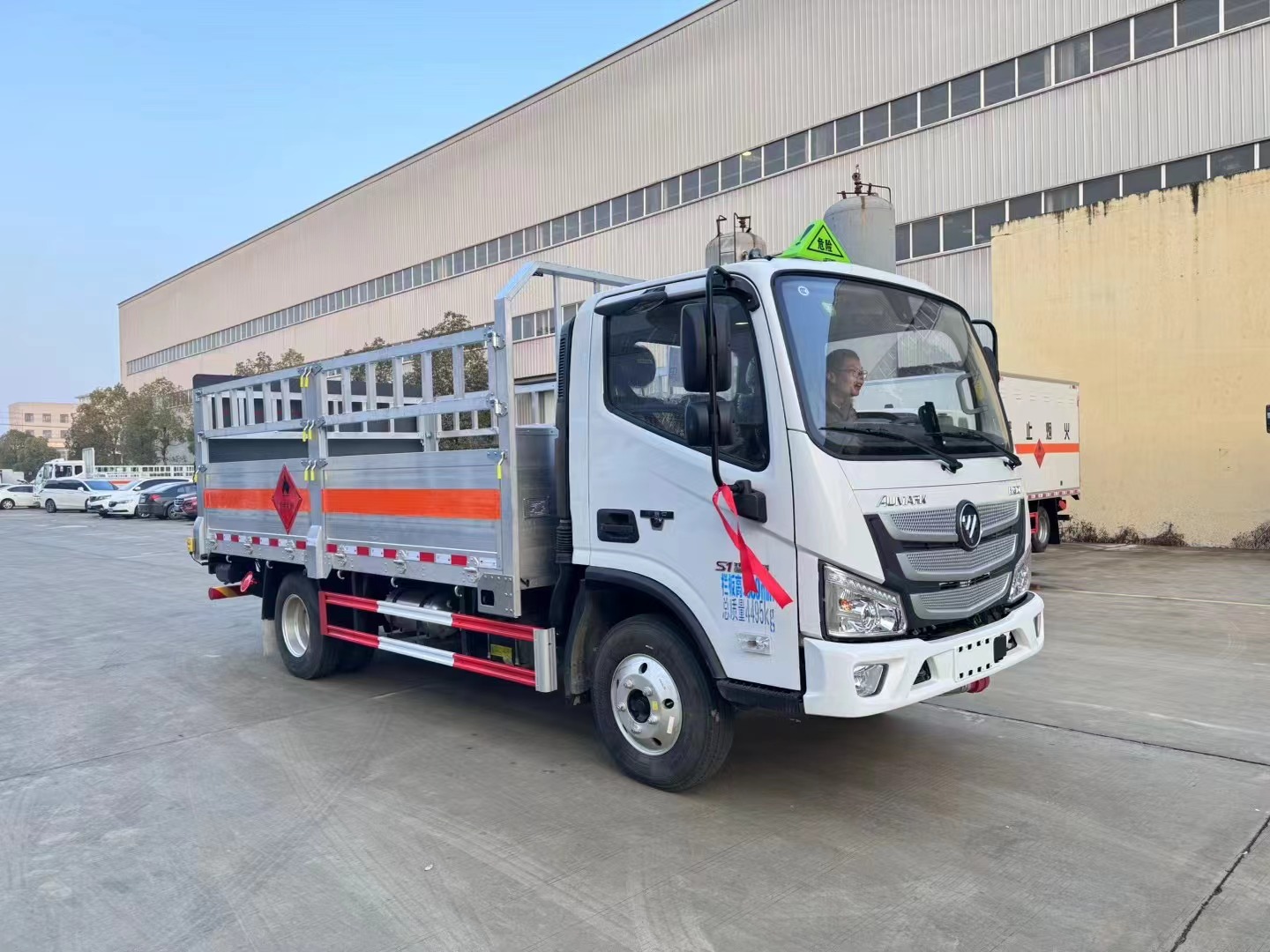 歐馬可康機藍牌氣瓶運輸車